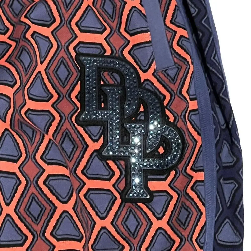 Puma x Dapper Dan T7 Pants Mens Blue Indigo Size M MEDIUM NWT AOP All Over Print